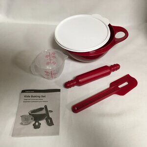 Tupperware Kids Children Baking Set 6 Cup Thatsa Mini Bowl Spatula Mini